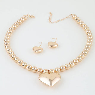 Blair Heart Beaded Necklace Set