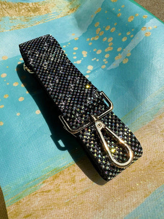 Sparkling Rhinestone Strap in Silver (Crystal AB)