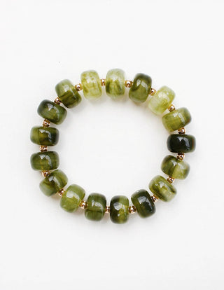 Olive Crush Stretch Bracelet