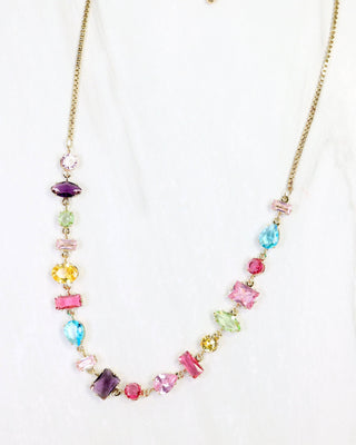 Royal Place Crystal Necklace WP Multi