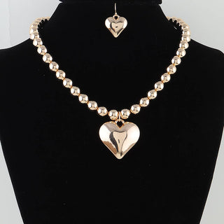 Blair Heart Beaded Necklace Set