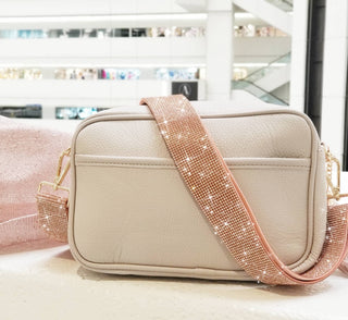 Sparkling Rhinestone Strap in Champagne Gold