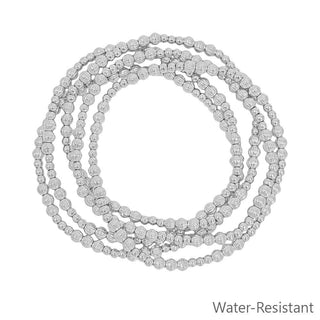 W/R Set of 5 Beaded Stretch Bracelets
