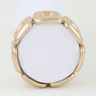 Hammered Frame Stretch Bracelet