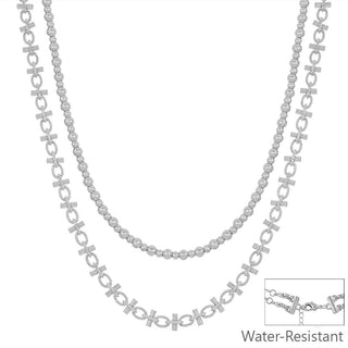 Socialite Double Chain Silver