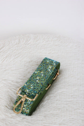 Sparkling Rhinestone Strap in Silver (Crystal AB)