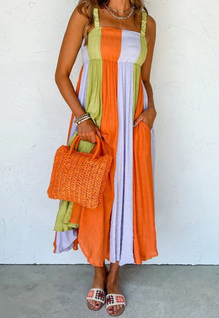 Margo Colorblock  Maxi Dress