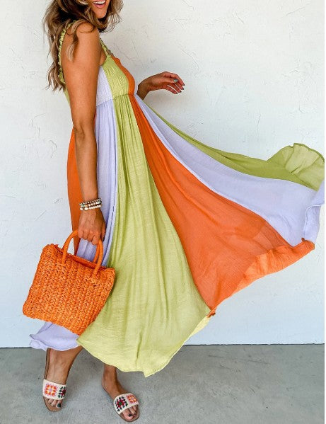 Margo Colorblock  Maxi Dress