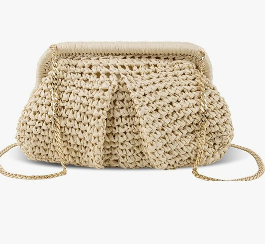 Abbie  Straw Woven Bag
